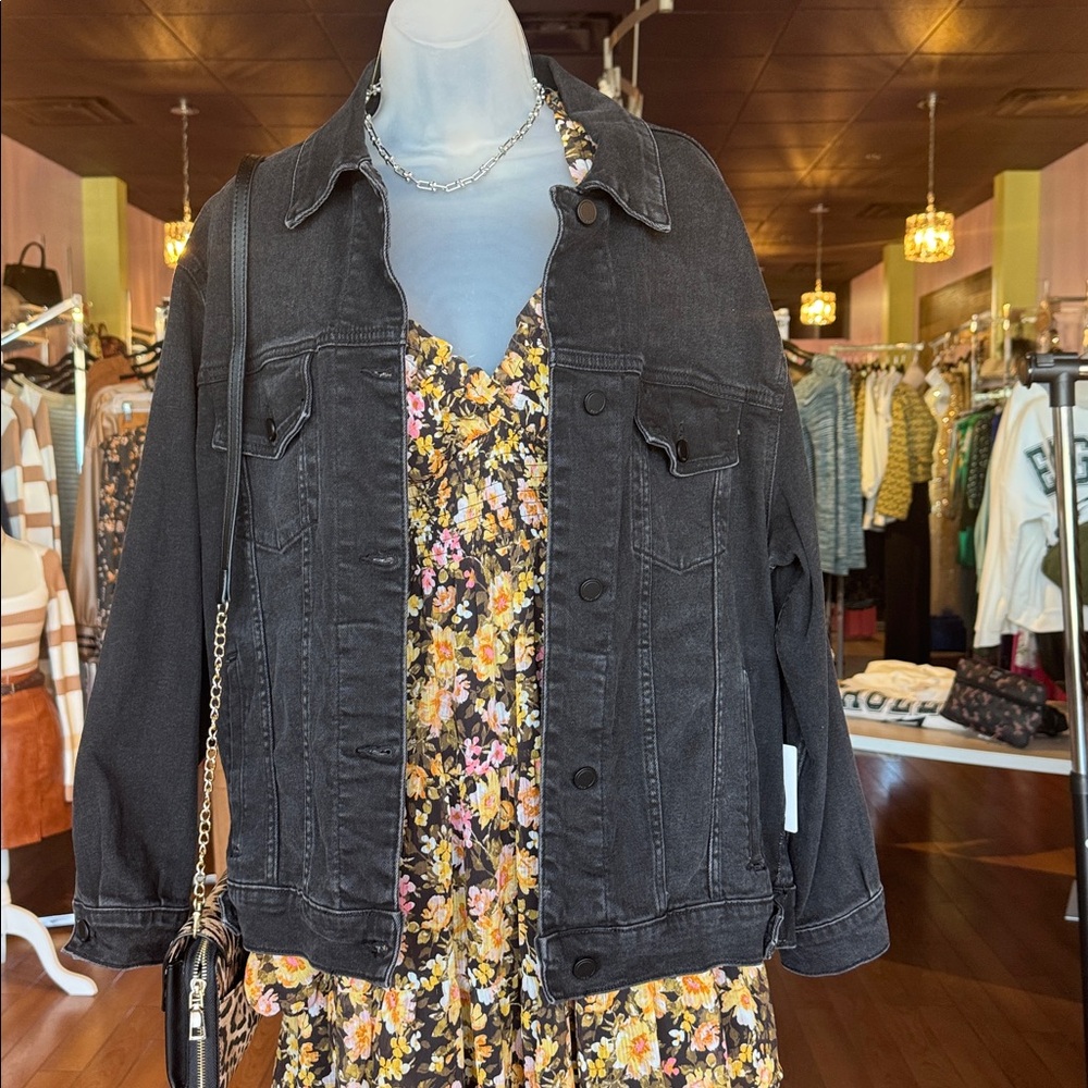 Just Black Dark Denim Jacket